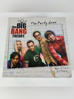 The Big Bang Theory Party Game Cryptozoic Entertainment 2012 100% Complete